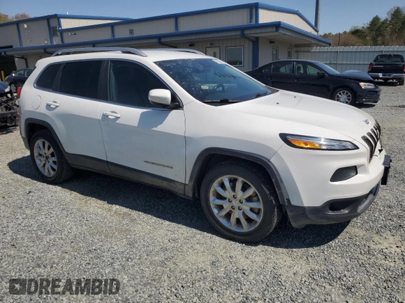 2017 Jeep Cherokee Limited with VIN 1C4PJLDB2HW516457, listed as a Copart auction lot 50486675 with 106,263 mi miles and Salvage Title. Bid and sale history available at carsss.com. Image 4.