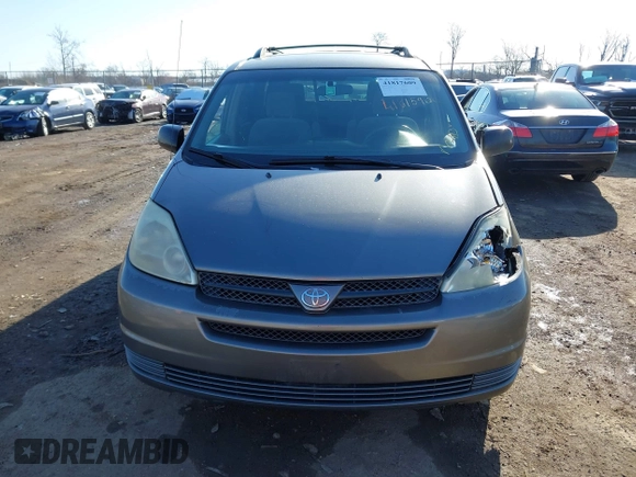 2005 Toyota Sienna CE with VIN 5TDZA23C15S340378, listed as a IAAI auction lot 41817609 with 307,384 mi miles and . Bid and sale history available at DreamBid. Image 12.
