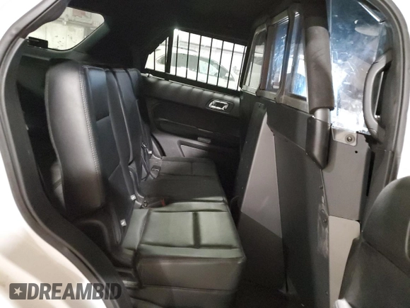 2016 Ford Utility Police Interceptor with VIN 1FM5K8AR4GGC26051, listed as a Copart auction lot 66095104 with 103,324 mi miles and Salvage Title. Bid and sale history available at carsss.com. Image 10.