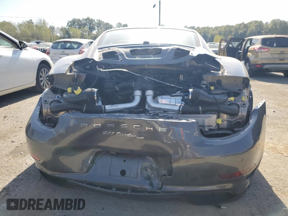 2014 Porsche 911 Turbo with VIN WP0AD2A92ES167652, listed as a Copart auction lot 75422514 with 35,360 mi miles and Salvage Title. Bid and sale history available at carsss.com. Image 6.