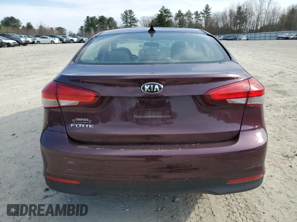 2018 Kia Forte LX with VIN 3KPFK4A71JE272900, listed as a Copart auction lot 52948705 with 42,342 mi miles and Salvage Title. Bid and sale history available at carsss.com. Image 6.