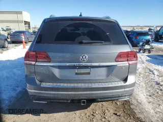 2018 Volkswagen Atlas SE with VIN 1V2FR2CA2JC552663, listed as a Copart auction lot 88244855 with 76,990 mi miles and Salvage title. Bid and sale history available at DreamBid. Image 6.