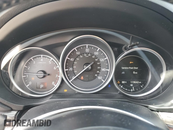 2018 Mazda CX-5 Grand Touring with VIN JM3KFBDMXJ0350499, listed as a Copart auction lot 63475745 with 119,642 mi miles and Salvage title. Bid and sale history available at DreamBid. Image 9.