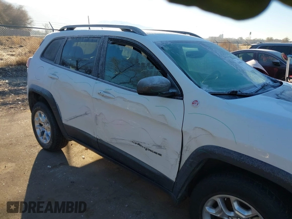 2019 Jeep Cherokee Trailhawk with VIN 1C4PJMBX8KD313712, listed as a IAAI auction lot 41448146 with 96,293 mi miles and . Bid and sale history available at DreamBid. Image 6.