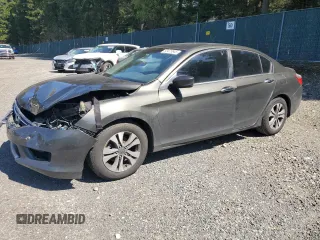 2014 Honda Accord LX with VIN 1HGCR2F36EA092301, listed as a Copart auction lot 53475645 with 134,890 mi miles and Salvage Title. Bid and sale history available at carsss.com. Image 1.