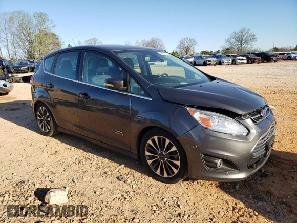 2017 Ford C-Max Energi Titanium with VIN 1FADP5FU4HL105032, listed as a Copart auction lot 46847244 with 96,090 mi miles. Bid and sale history available at carsss.com. Image 4.
