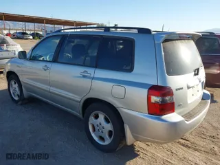 2005 Toyota Highlander with VIN JTEDP21A350050152, listed as a IAAI auction lot 41673415 with 195,221 mi miles. Bid and sale history available at carsss.com. Image 3.