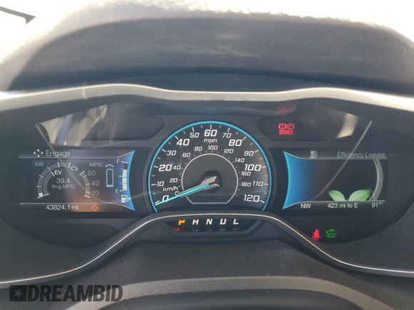 2015 Ford C-Max SE z VIN 1FADP5AU0FL120292, wystawiony jako Copart lot #58047605 z przebiegiem 43 824 mil mil oraz Szkoda całkowita • Salvage title. Historia ofert i sprzedaży dostępna na DreamBid. Obrazek 9.