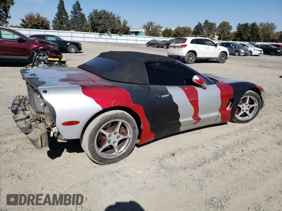 1999 Chevrolet Corvette with VIN 1G1YY32GXX5104962, listed as a Copart auction lot 75454954 with 154,618 mi miles and Salvage Title. Bid and sale history available at carsss.com. Image 3.