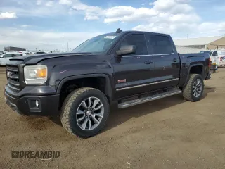 2015 GMC Sierra 1500 SLT with VIN 3GTU2VEJ5FG382105, listed as a Copart auction lot 52386795 with 115,270 mi miles and Salvage Title. Bid and sale history available at DreamBid. Image 1.