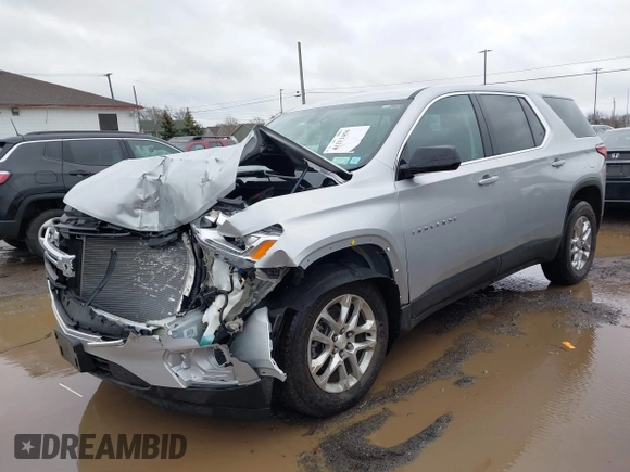 2020 Chevrolet Traverse LS with VIN 1GNEVFKW3LJ302044, listed as a IAAI auction lot 41211456 with 49,666 mi miles and . Bid and sale history available at DreamBid. Image 17.