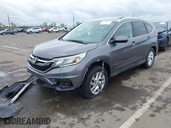 2015 Honda CR-V EX-L with VIN 2HKRM3H71FH540967, listed as a IAAI auction lot 41934678 with 74,206 mi miles. Bid and sale history available at carsss.com. Image 17.
