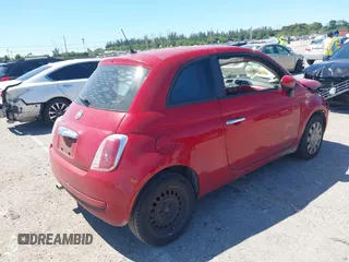 2012 FIAT 500 Pop with VIN 3C3CFFAR4CT310952, listed as a IAAI auction lot 41848520 with 93,518 mi miles. Bid and sale history available at carsss.com. Image 4.
