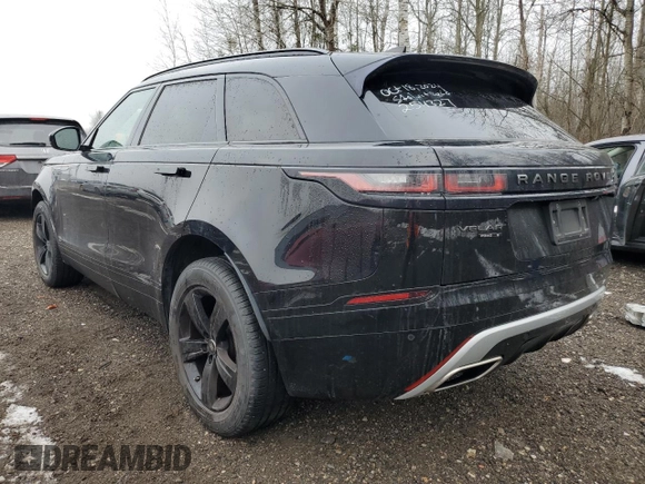 2020 Land Rover Range Rover Velar R-Dynamic S z VIN SALYK2FV2LA254327, wystawiony jako Copart lot #83226864 z przebiegiem 89 716 mil mil oraz Czysty tytuł • Clean title. Historia ofert i sprzedaży dostępna na DreamBid. Obrazek 2.