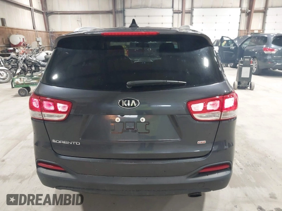 2017 Kia Sorento LX with VIN 5XYPGDA38HG250523, listed as a IAAI auction lot 41965678 with 100,794 mi miles. Bid and sale history available at carsss.com. Image 16.