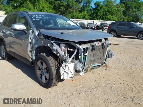 2019 Toyota RAV4 XLE with VIN JTMW1RFV7KD041106, listed as a IAAI auction lot 41759077 with 187,723 mi miles and . Bid and sale history available at DreamBid. Image 6.