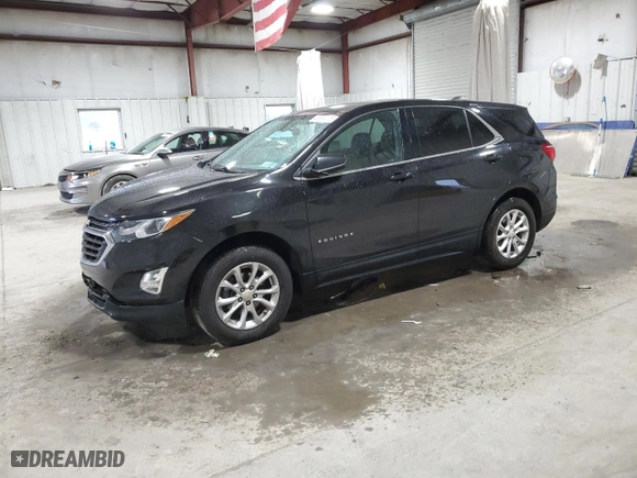 2018 Chevrolet Equinox LT with VIN 2GNAXSEVXJ6284091, listed as a Copart auction lot 49964115 with 121,474 mi miles and Salvage Title. Bid and sale history available at carsss.com. Image 1.