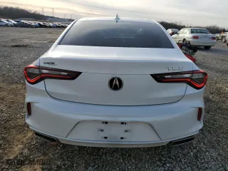 2021 Acura TLX with VIN 19UUB5F34MA013166, listed as a Copart auction lot 48338155 with 17,668 mi miles and Clean Title. Bid and sale history available at carsss.com. Image 6.
