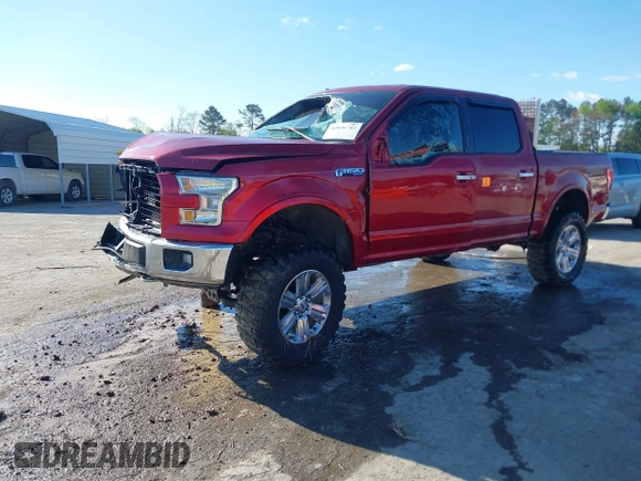 2016 Ford F-150 XLT with VIN 1FTEW1EG9GFB42113, listed as a IAAI auction lot 42036742 with 1 mi miles. Bid and sale history available at carsss.com. Image 2.