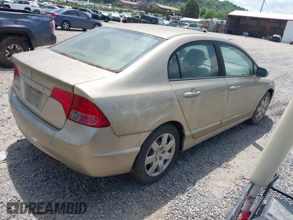2008 Honda Civic LX with VIN 1HGFA16598L009954, listed as a IAAI auction lot 42228157 with 179,657 mi miles and . Bid and sale history available at DreamBid. Image 4.