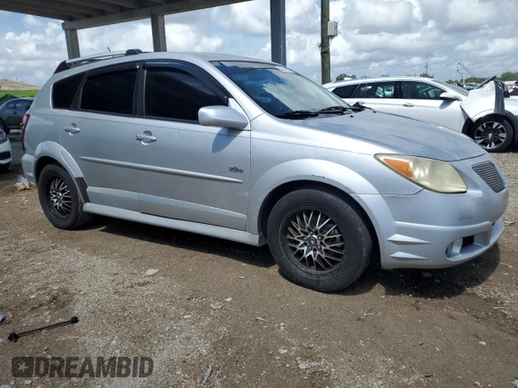 2006 Pontiac Vibe with VIN 5Y2SL65866Z416348, listed as a Copart auction lot 60249655 with 262,502 mi miles and Salvage title. Bid and sale history available at DreamBid. Image 4.