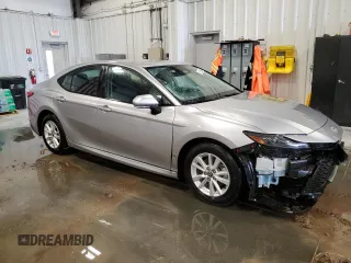 2025 Toyota Camry LE with VIN 4T1DAACK5SU528268, listed as a Copart auction lot 53087735 with Not Provided miles and Clean Title. Bid and sale history available at DreamBid. Image 4.