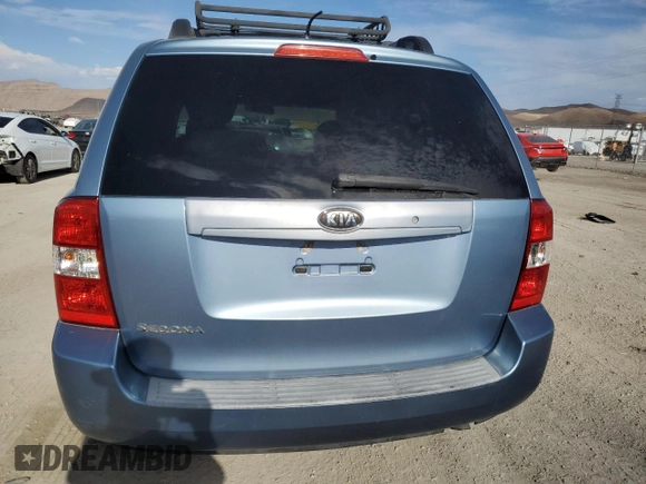 2008 Kia Sedona with VIN KNDMB133686267031, listed as a Copart auction lot 69464784 with 160,358 mi miles and Salvage Title. Bid and sale history available at carsss.com. Image 6.