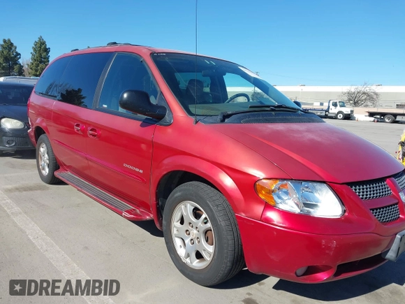 2001 Dodge Grand Caravan with VIN 2B4GT44L31R196487, listed as a IAAI auction lot 41762495 with 164,571 mi miles and . Bid and sale history available at DreamBid. Image 1.