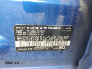 2016 Mitsubishi Lancer GT with VIN JA32U8FW2GU004530, listed as a Copart auction lot 80984204 with 92,149 mi miles and Salvage Title. Bid and sale history available at carsss.com. Image 14.