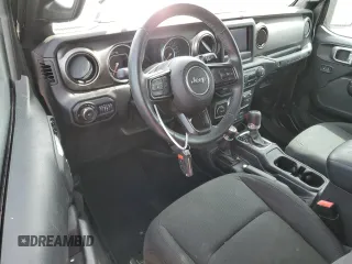 2021 Jeep Wrangler Sport with VIN 1C4GJXAN9MW552436, listed as a Copart auction lot 77204374 with Not Provided miles and Non Repairable. Bid and sale history available at DreamBid. Image 8.