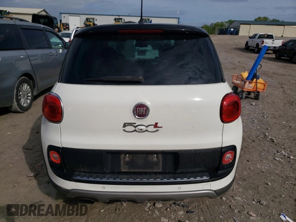 2014 FIAT 500L Trekking with VIN ZFBCFADH2EZ003859, listed as a Copart auction lot 54135675 with 151,095 mi miles and Salvage Title. Bid and sale history available at DreamBid. Image 6.