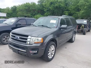 2015 Ford Expedition Max Limited with VIN 1FMJK1KT3FEF49677, listed as a IAAI auction lot 42114322 with 130,649 mi miles. Bid and sale history available at carsss.com. Image 18.