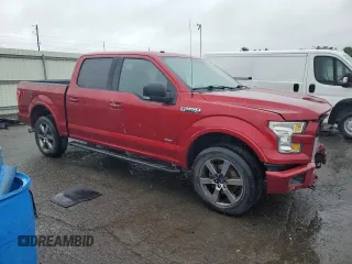 2016 Ford F-150 XLT with VIN 1FTEW1EP4GKE42424, listed as a Copart auction lot 56374405 with 167,275 mi miles and Salvage title. Bid and sale history available at DreamBid. Image 4.