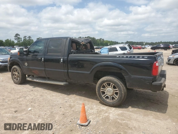 2016 Ford F-350 Platinum with VIN 1FT8W3BT9GEA11859, listed as a Copart auction lot 53044965 with 130,841 mi miles and Salvage Title. Bid and sale history available at DreamBid. Image 2.