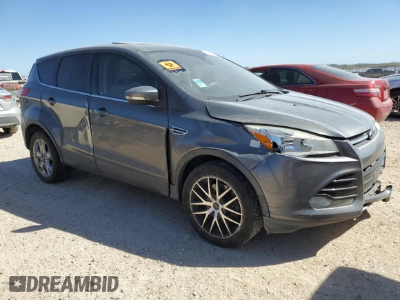 2013 Ford Escape SEL with VIN 1FMCU0H99DUA17393, listed as a Copart auction lot 48357365 with 152,347 mi miles and Salvage Title. Bid and sale history available at carsss.com. Image 4.