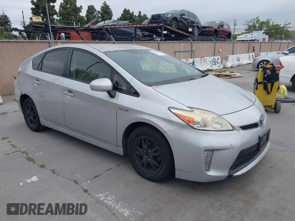2014 Toyota Prius Four with VIN JTDKN3DU4E1748583, listed as a IAAI auction lot 42044872 with 215,032 mi miles. Bid and sale history available at carsss.com. Image 1.