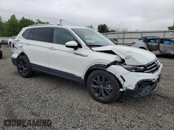 2024 Volkswagen Tiguan SE with VIN 3VVMB7AX7RM174711, listed as a Copart auction lot 56781655 with 7,253 mi miles and Salvage title. Bid and sale history available at DreamBid. Image 4.