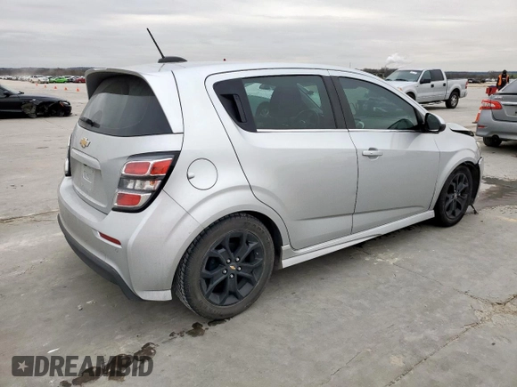 2017 Chevrolet Sonic LT with VIN 1G1JD6SH9H4139426, listed as a Copart auction lot 45705255 with 89,501 mi miles and Salvage Title. Bid and sale history available at carsss.com. Image 3.