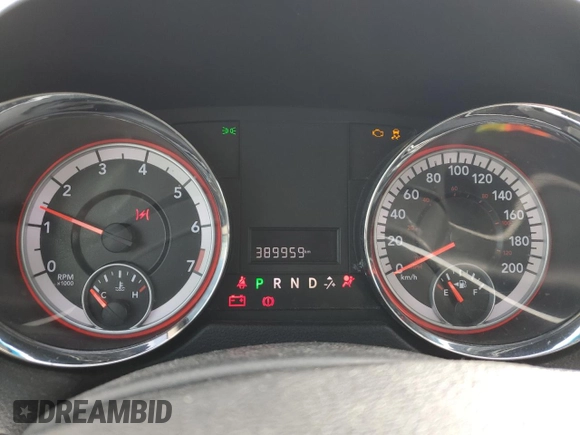 2012 Dodge Grand Caravan SE with VIN 2C4RDGBG8CR137177, listed as a Copart auction lot 49288765 with 389,959 mi miles and Salvage Title. Bid and sale history available at DreamBid. Image 9.