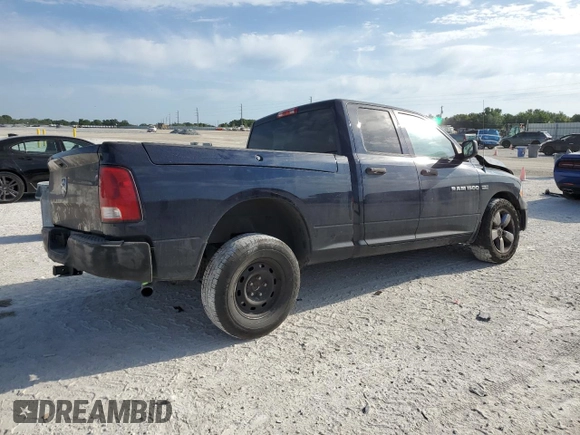 2012 Ram 1500 Express with VIN 1C6RD6FT3CS317884, listed as a Copart auction lot 57809715 with 115,920 mi miles and Non repairable. Bid and sale history available at DreamBid. Image 3.