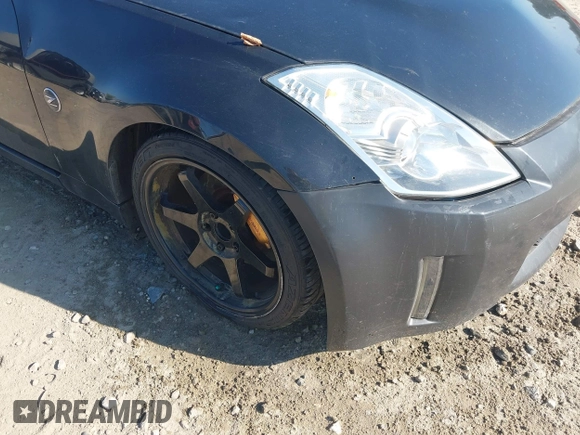 2008 Nissan 350Z with VIN JN1BZ34D88M700594, listed as a IAAI auction lot 41789850 with 183,556 mi miles. Bid and sale history available at carsss.com. Image 18.