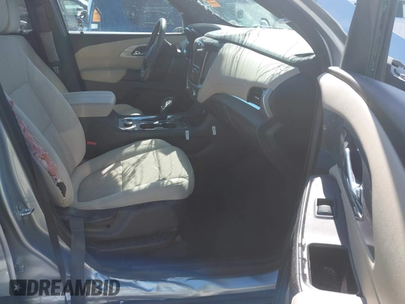 2022 Chevrolet Traverse LS with VIN 1GNERFKW6NJ162594, listed as a IAAI auction lot 41749144 with 13,519 mi miles and . Bid and sale history available at DreamBid. Image 5.