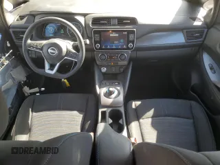 2025 Nissan LEAF S with VIN 1N4AZ1BV1SC565440, listed as a Copart auction lot 47496545 with 1,097 mi miles and Salvage Title. Bid and sale history available at carsss.com. Image 8.