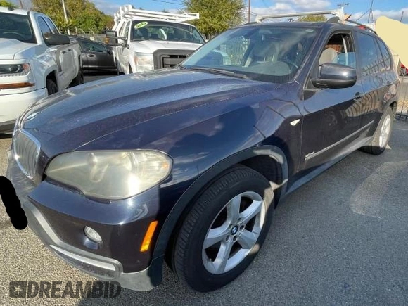 2008 BMW X5 3.0si with VIN 5UXFE43548L007391, listed as a Copart auction lot 46553245 with 60,922 mi miles and Clean Title. Bid and sale history available at carsss.com. Image 2.