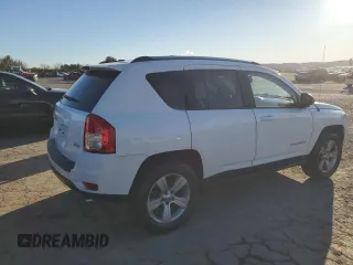 2012 Jeep Compass Latitude with VIN 1C4NJDEB1CD621748, listed as a Copart auction lot 80527374 with 0 mi miles and Salvage Title. Bid and sale history available at carsss.com. Image 3.