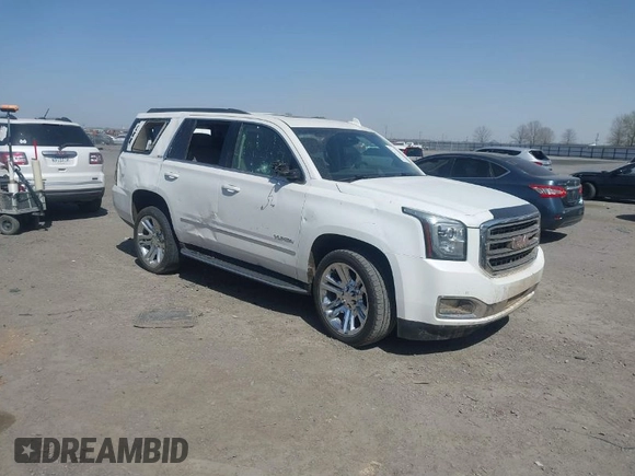 2017 GMC Yukon SLT with VIN 1GKS1BKC9HR278190, listed as a IAAI auction lot 41824213 with 104,323 mi miles. Bid and sale history available at carsss.com. Image 1.