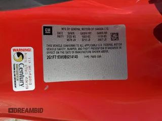 2011 Chevrolet Camaro 2SS with VIN 2G1FT1EW9B9214149, listed as a Copart auction lot 57001615 with 88,137 mi miles and Salvage Title. Bid and sale history available at DreamBid. Image 12.