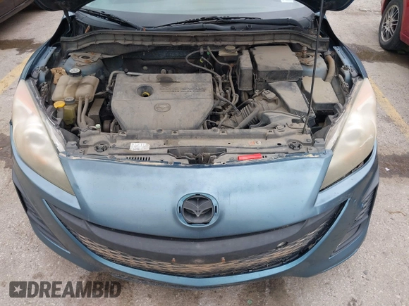 2011 Mazda Mazda3 i Sport with VIN JM1BL1UF9B1494151, listed as a IAAI auction lot 42135686 with 280,999 mi miles. Bid and sale history available at carsss.com. Image 10.
