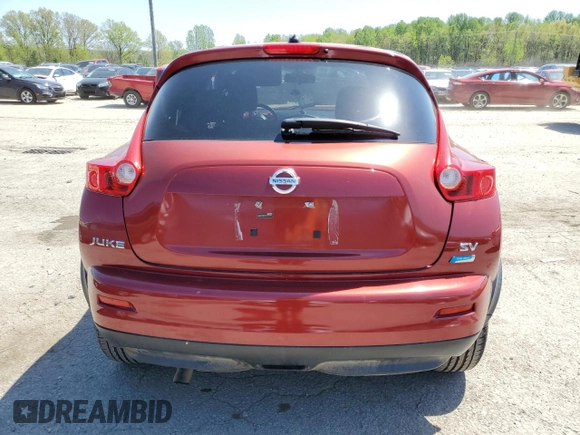 2012 Nissan Juke SL with VIN JN8AF5MR2CT102481, listed as a Copart auction lot 50881884 with 117,640 mi miles and Clean Title. Bid and sale history available at carsss.com. Image 6.