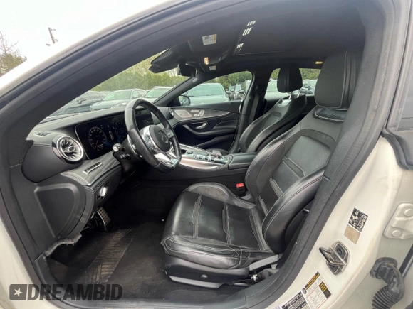 2019 Mercedes-Benz AMG GT 53 with VIN WDD7X6BB3KA004106, listed as a Copart auction lot 55796485 with 54,825 mi miles and Clean title. Bid and sale history available at DreamBid. Image 7.
